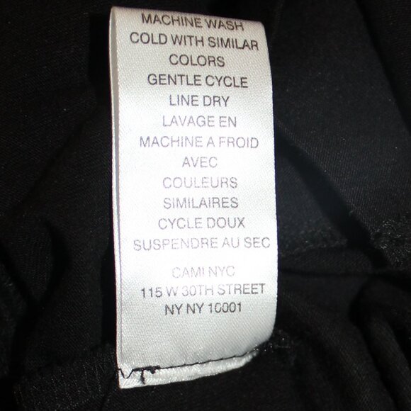 CAMI NYC Estella Jersey Jumpsuit black woman's size Small - Picture 8 of 11